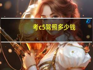 考c5驾照多少钱