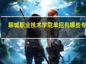 聊城职业技术学院单招有哪些专业
