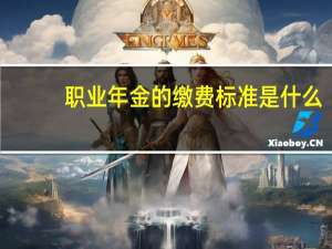 职业年金的缴费标准是什么