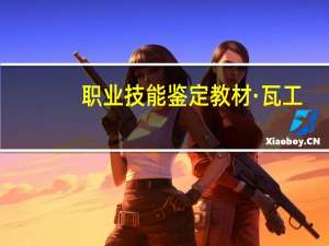 职业技能鉴定教材·瓦工(关于职业技能鉴定教材·瓦工简述)