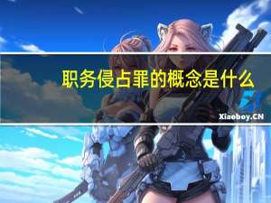 职务侵占罪的概念是什么