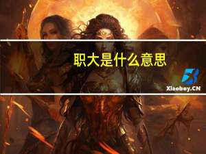 职大是什么意思