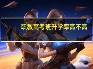 职教高考班升学率高不高