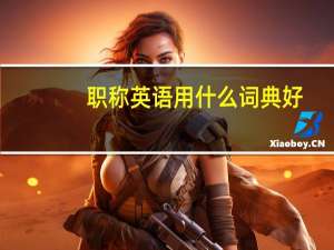 职称英语用什么词典好