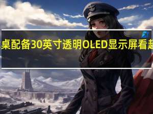联力的游戏桌配备30英寸透明OLED显示屏看起来格外令人惊叹