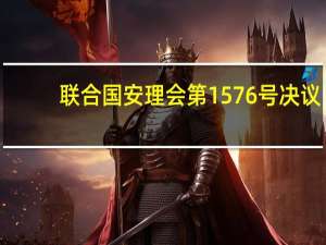 联合国安理会第1576号决议(关于联合国安理会第1576号决议简述)