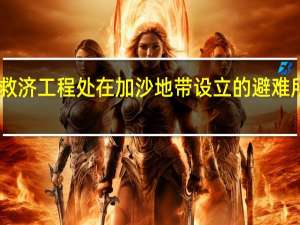聯合國近東救濟工程處在加沙地帶設立的避難所已收容約70萬人