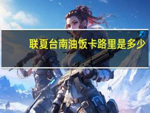 联夏 台南油饭卡路里是多少