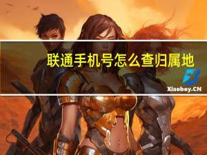 联通手机号怎么查归属地（联通手机号码归属地查询）