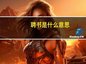 聘书是什么意思