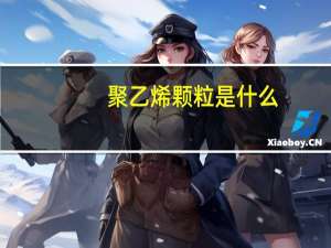聚乙烯颗粒是什么