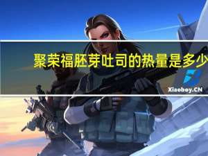 聚荣福 胚芽吐司的热量是多少