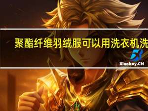 聚酯纤维羽绒服可以用洗衣机洗吗