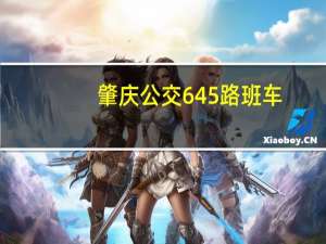 肇庆公交645路班车(关于肇庆公交645路班车简述)