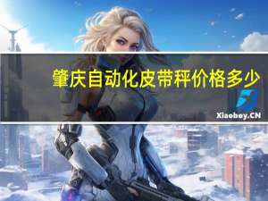 肇庆自动化皮带秤价格多少