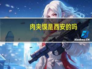 肉夹馍是西安的吗