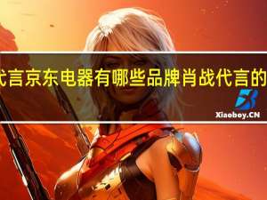 肖战代言京东电器有哪些品牌 肖战代言的品牌有哪些