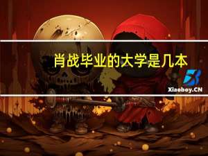 肖战毕业的大学是几本