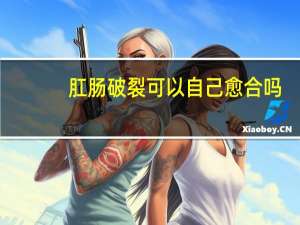 肛肠破裂可以自己愈合吗