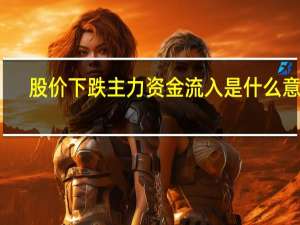 股价下跌主力资金流入是什么意思