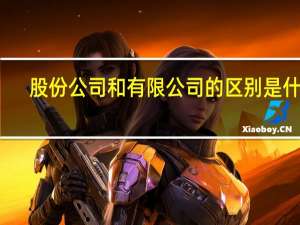 股份公司和有限公司的区别是什么