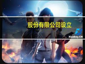 股份有限公司设立