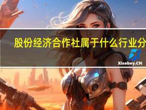 股份经济合作社属于什么行业分类