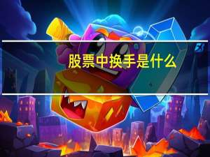 股票中换手是什么