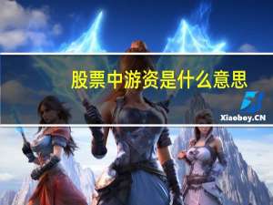 股票中游资是什么意思