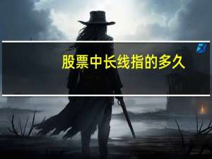 股票中长线指的多久