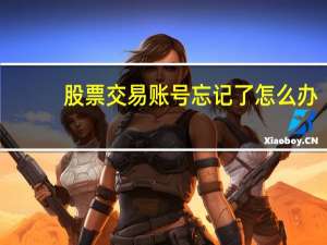 股票交易账号忘记了怎么办