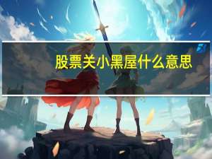 股票关小黑屋什么意思