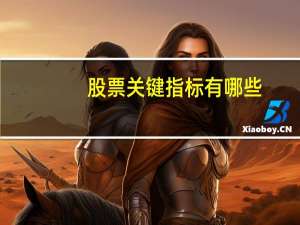 股票关键指标有哪些