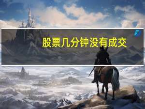 股票几分钟没有成交