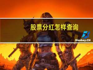 股票分红怎样查询