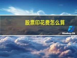 股票印花费怎么算