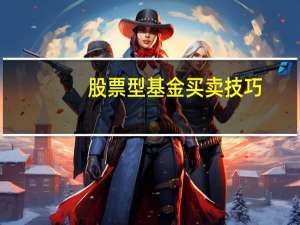 股票型基金买卖技巧