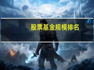 股票基金规模排名