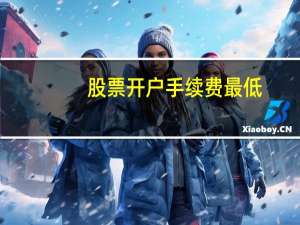 股票开户手续费最低