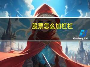 股票怎么加杠杠