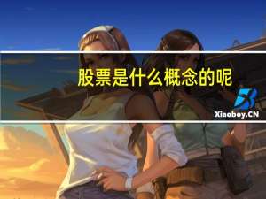 股票是什么概念的呢（股票是什么概念）