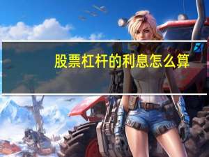 股票杠杆的利息怎么算