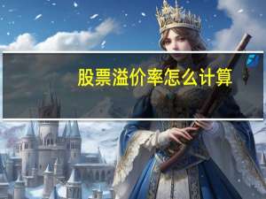 股票溢价率怎么计算