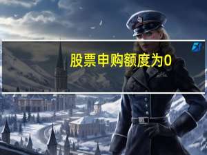 股票申购额度为0