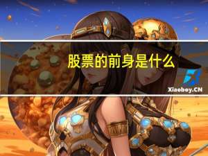 股票的前身是什么