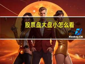 股票盘大盘小怎么看