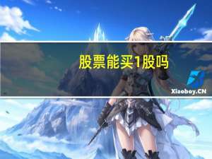 股票能买1股吗
