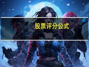 股票评分公式