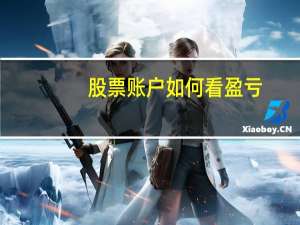 股票账户如何看盈亏