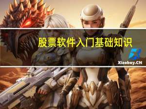 股票软件入门基础知识